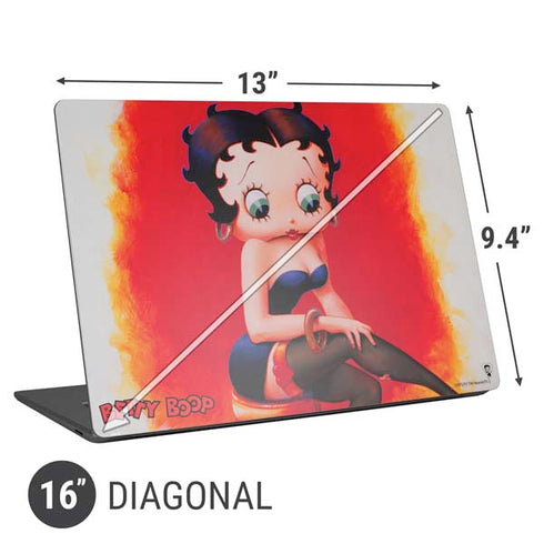 Betty Boop Stockings Universal Laptop 16in (13 x 9.4in) Skin